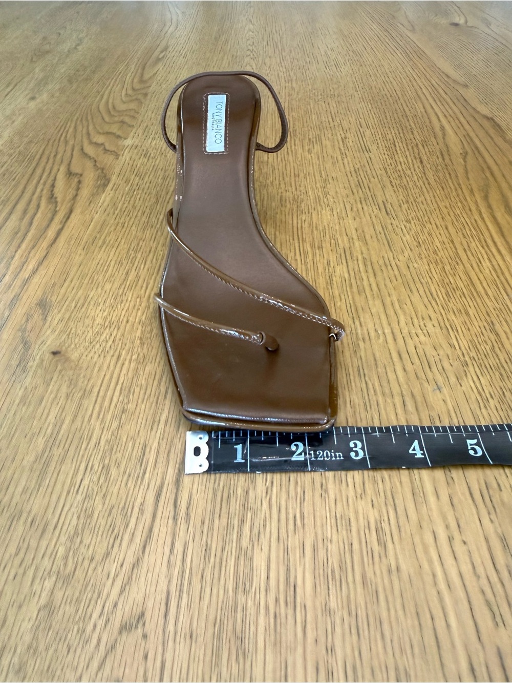 Tony Bianco Ruma Brown Kitten Heel Sandals NIB Sz 9 - Picture 8 of 16